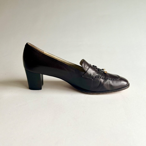 Bally Brown Genuine Leather Classic Pumps size 8.5N - Picture 3 of 15